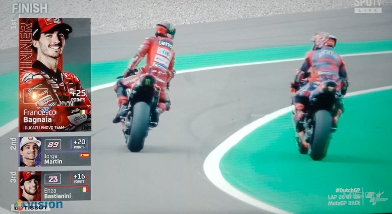 Link Live Streaming MotoGP Belanda 2024 Hari Ini, Bagnaia Pimpin Race