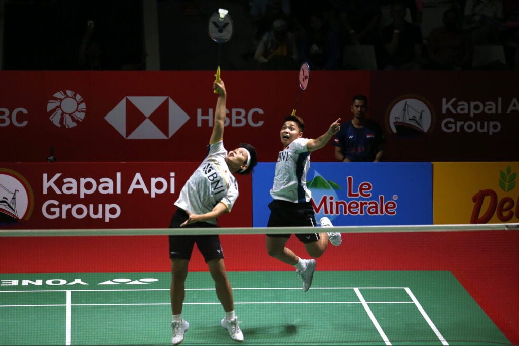 Link Live Streaming Gratis Nonton Hylo Open 2023, Babak 32 Besar: Apri/Fadia Jumpa Ganda AS