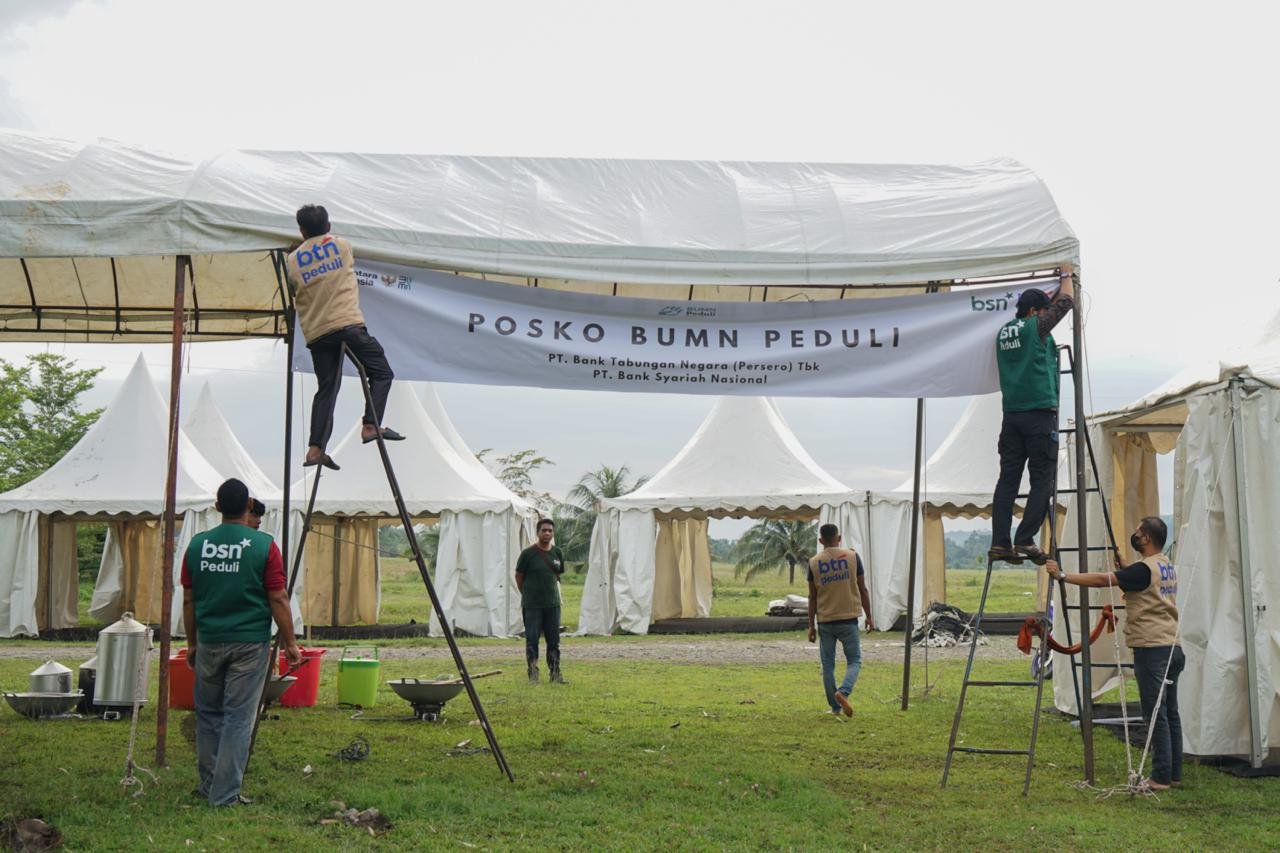 Peduli Korban Banjir Aceh, BTN Sediakan Dapur Umum Berkapasitas 1.000 Porsi per Hari
