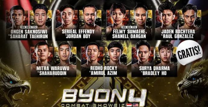 Jadwal Live Streaming Byon Combat Showbiz Vol. 4