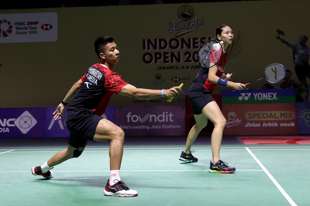 Dejan/Gloria akan Berhadapan dengan Ganda Campuran Terkuat Nomor Tiga Dunia, Link Nonton Indonesia Open 2024