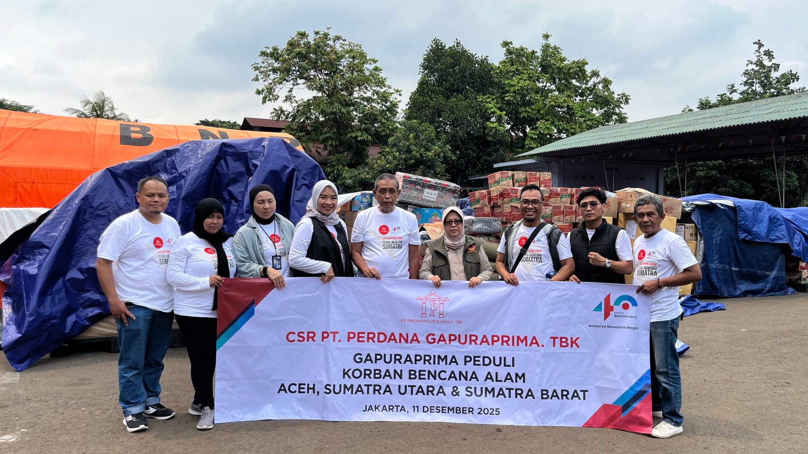Peduli Korban Bencana Sumatera, Gapuraprima Salurkan Bantuan Lewat BNPB