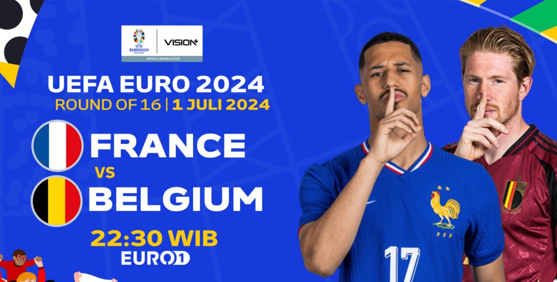 Link Live Streaming Prancis vs Belgia, 16 Besar Euro 2024 Malam Ini