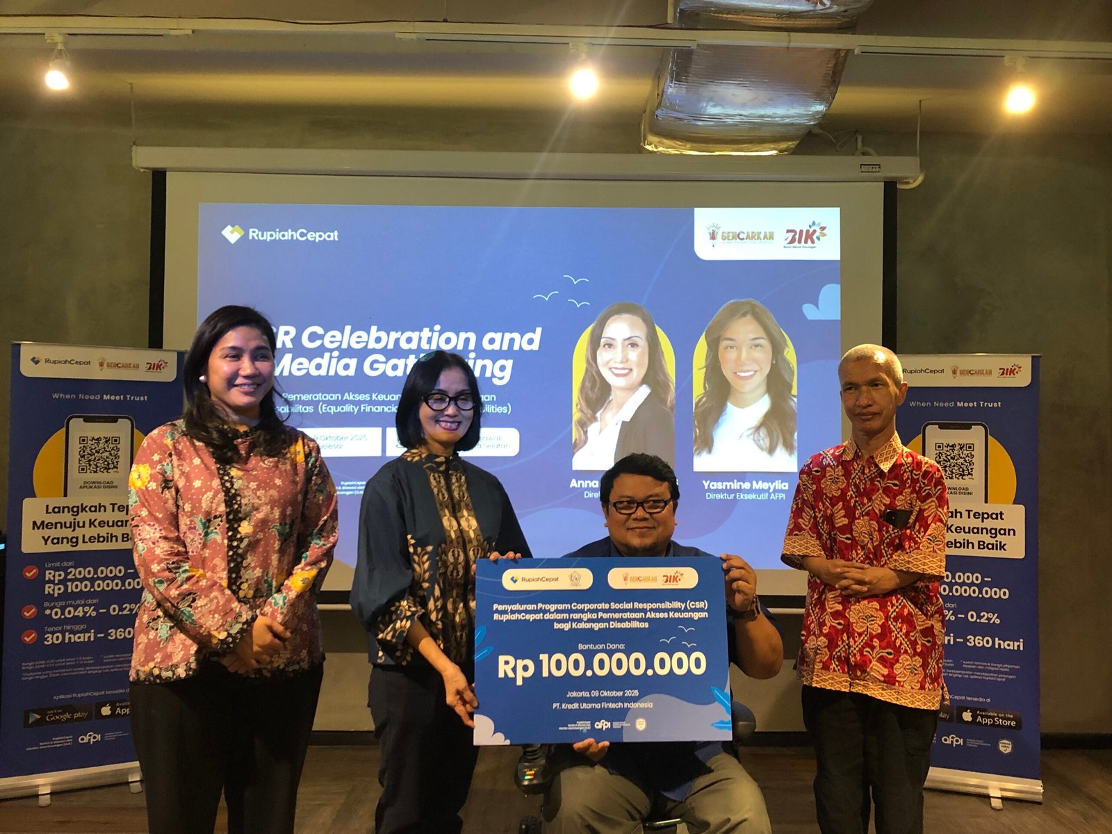 Rupiah Cepat Gandeng PPDI, Dorong Inklusi Keuangan Bagi Penyandang Disabilitas