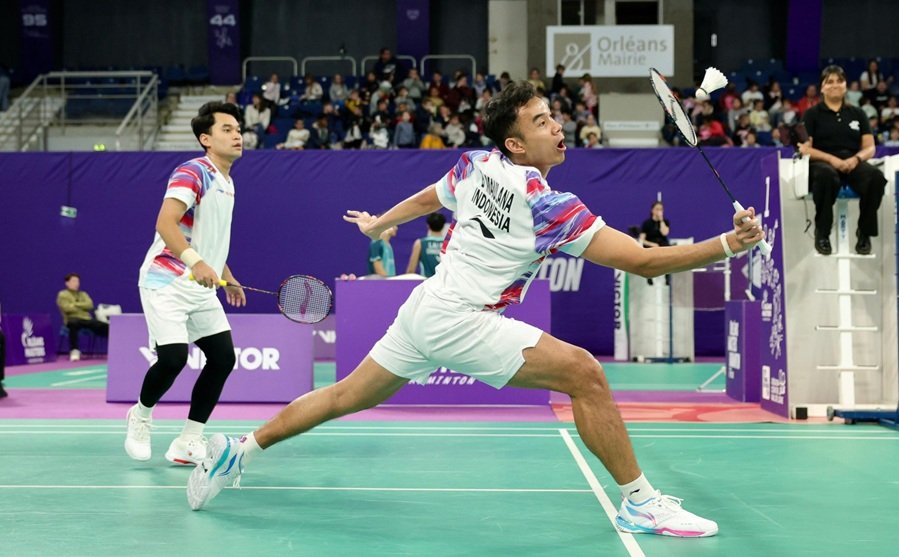 Leo/Bagas Jumpa Ganda China, Semifinal Orleans Masters 2026