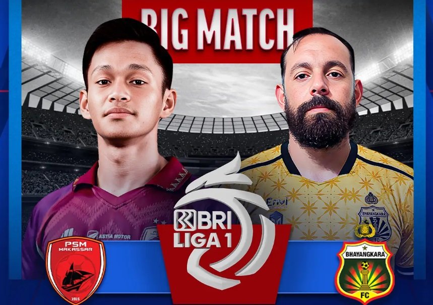 Link Live Streaming PSM Makassar vs Bhayangkara FC, Pekan Ke-22 Liga 1 2023/2024
