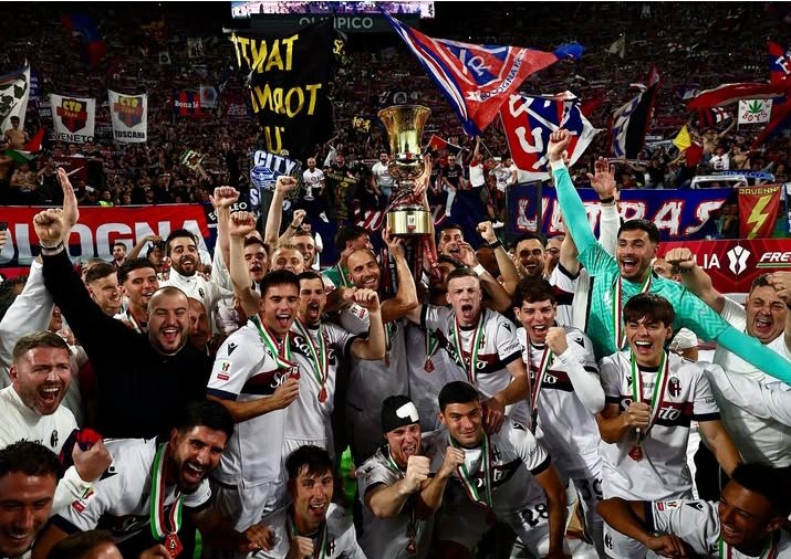 Jatuh Bangun Lawan AC Milan, Bologna Juarai Coppa Italia 2025