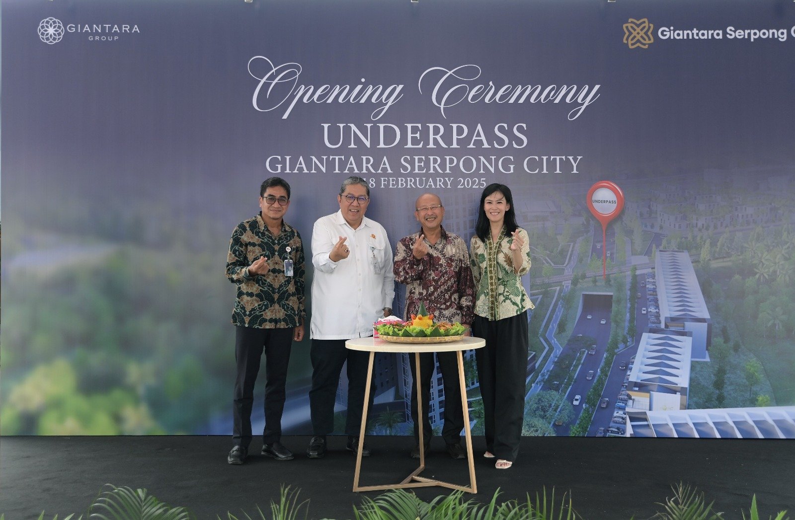 Giantara Group Resmikan Underpass di Serpong, Tingkatkan Aksesibilitas dan Investasi Kawasan