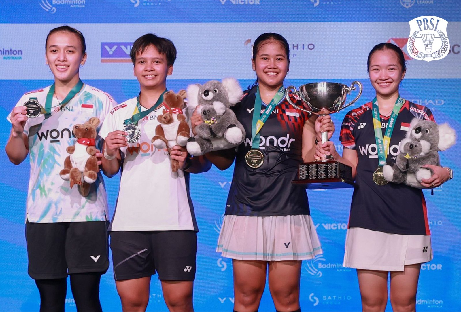 Pemain Nonunggulan Hiasi Hasil Final Australian Open 2025, Rachel/Febi Juara