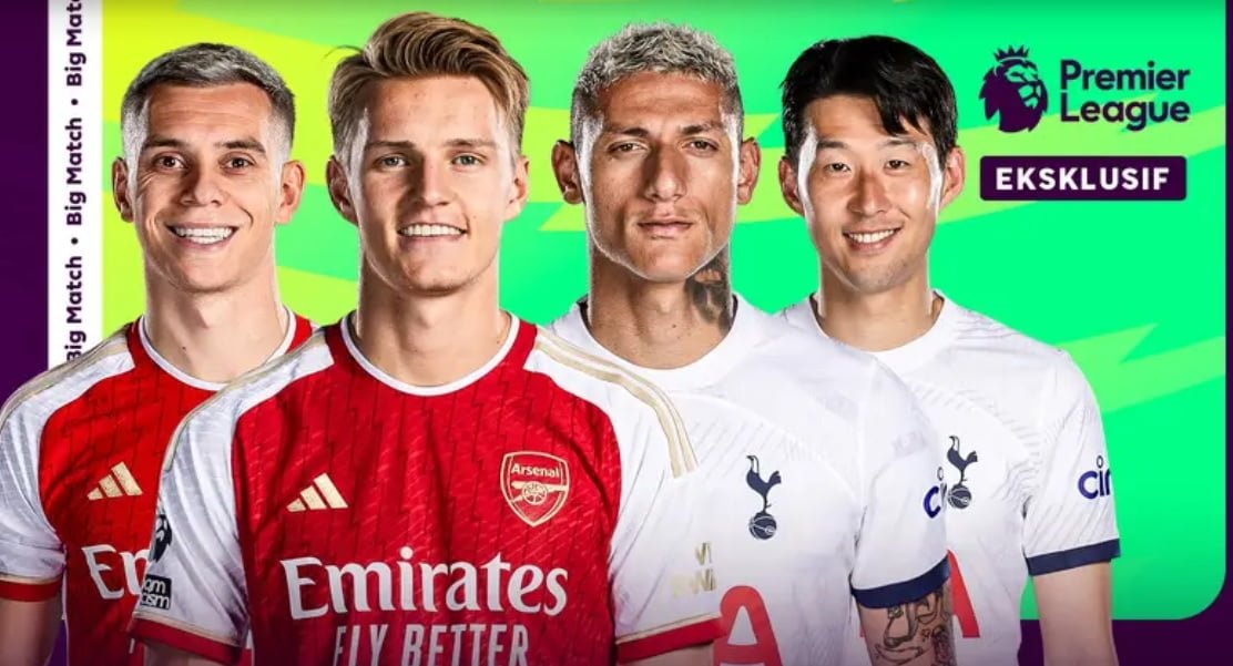 Link Live Streaming Arsenal Vs Tottenham, Liga Inggris Malam Ini