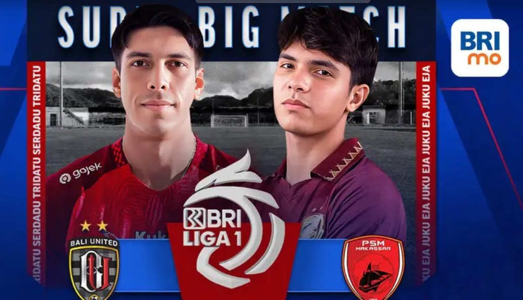 Bali United Vs PSM Makassar, Laga Sengit Papan Tengah: Cek Link Live Streaming