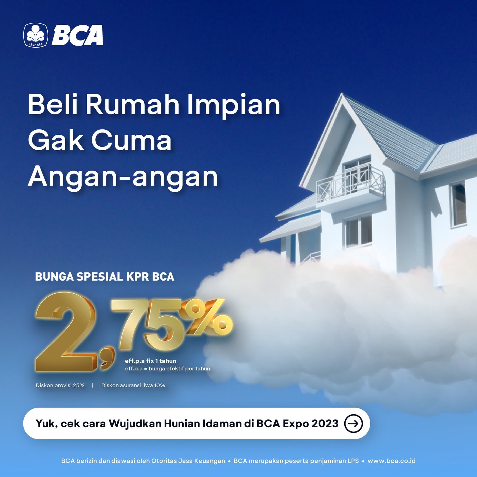 Dari Dua Kali Pameran Pada 2023, KPR dan KKB BCA Raup Rp46 Triliun