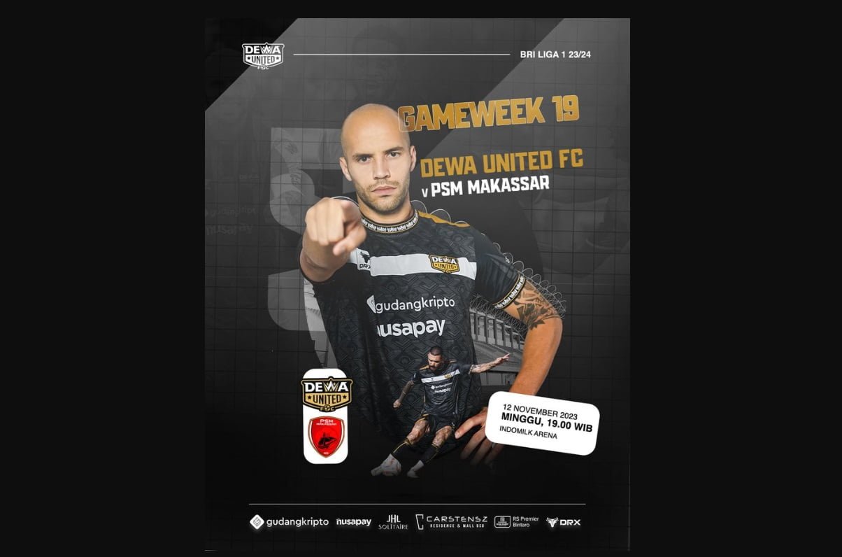 Link Live Streaming Dewa United vs PSM Makassar, BRI Liga 1 Hari Ini