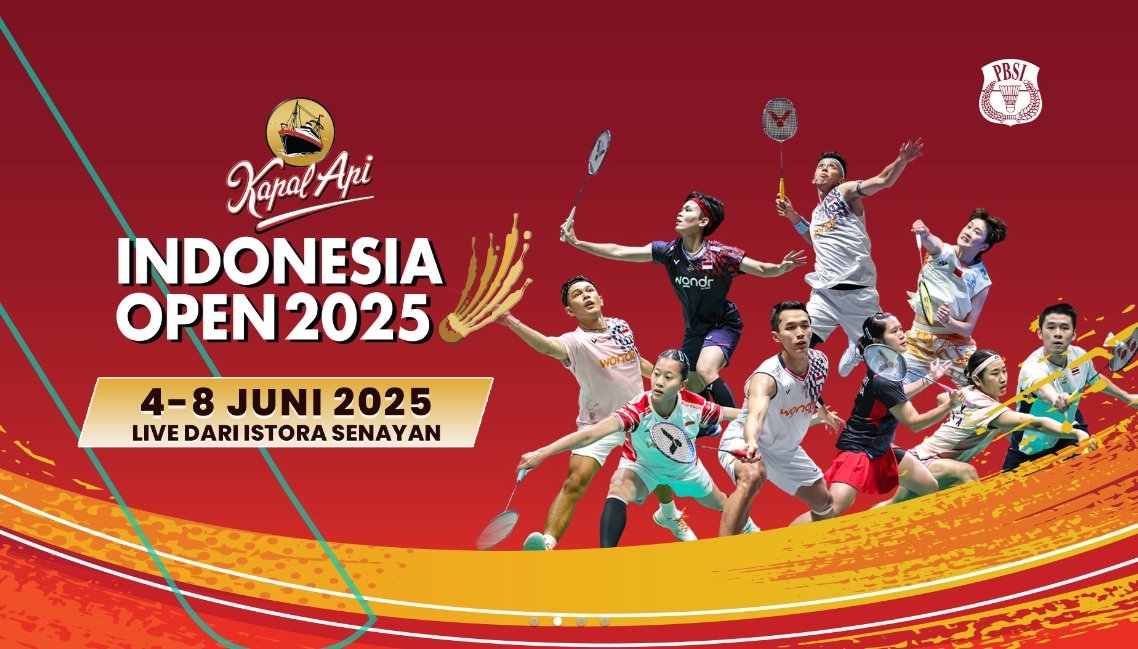 Jadwal Babak 32 Besar Indonesia Open 2025, Cek Link Nonton