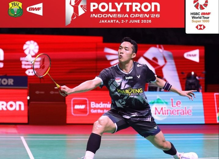 Semifinal Indonesia Open 2026 Bertabur Para Juara, Jonatan Christie Jumpa Utusan Thailand