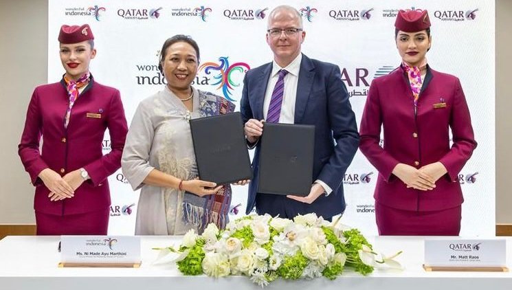 Begini Isi Dokumen Kerja Sama Indonesia dengan Qatar Airways
