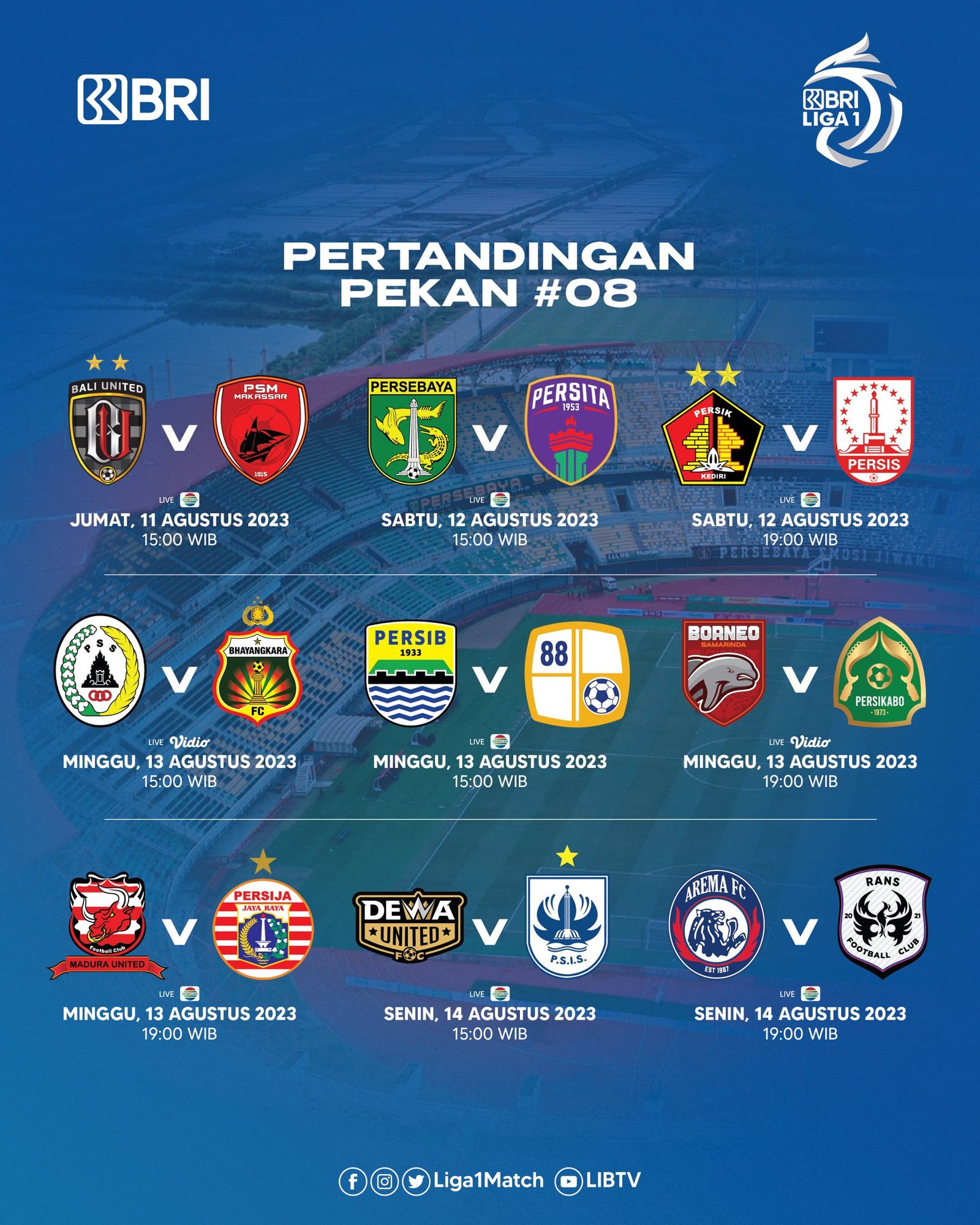 Link Nonton Laga Bergengsi Persib Bandung vs Barito Putera, BRI Liga 1 Pukul 15.00 WIB