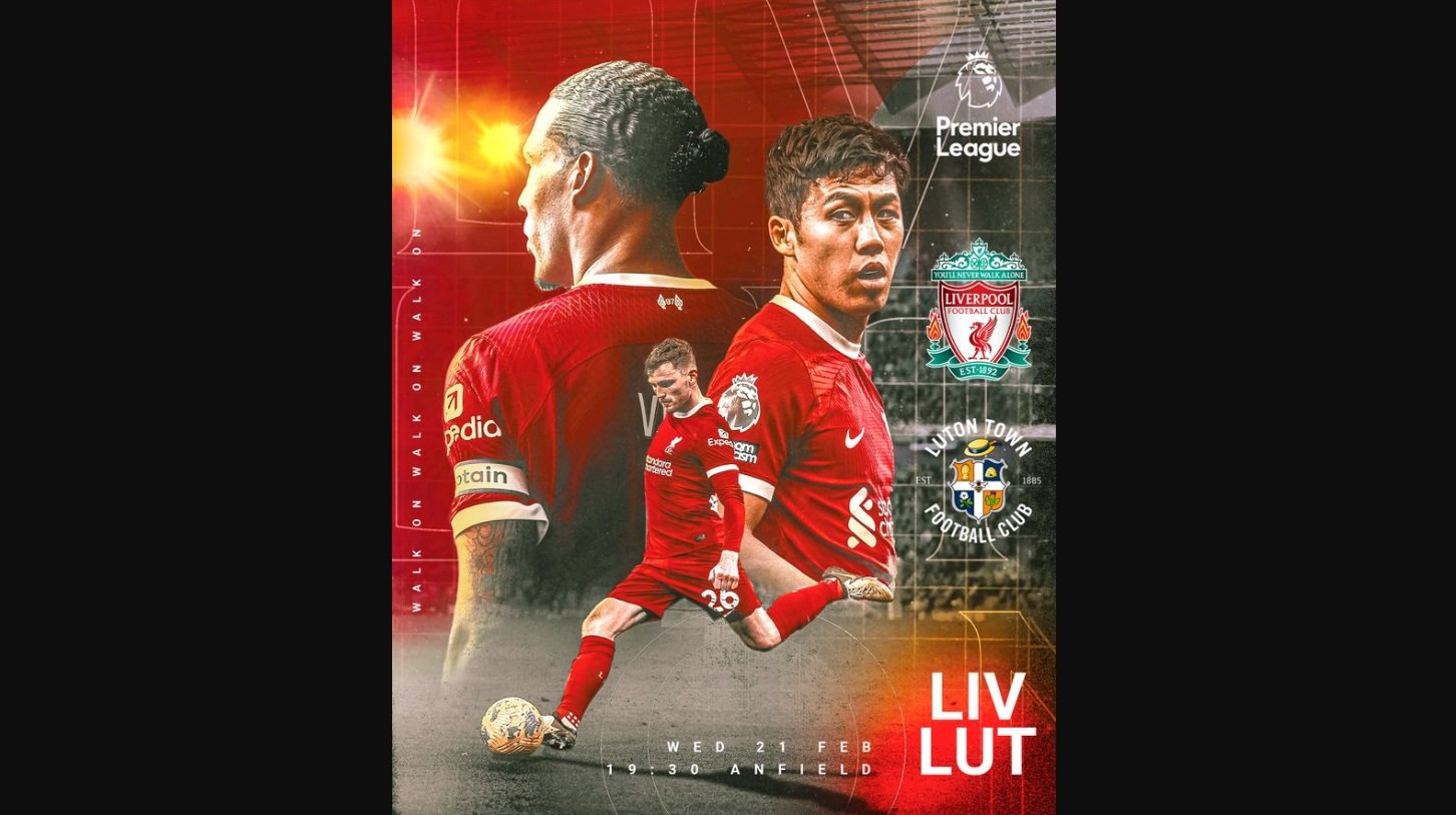 Laga Liverpool Vs Luton Bergulir Hari Ini, Cek Link Live Streaming