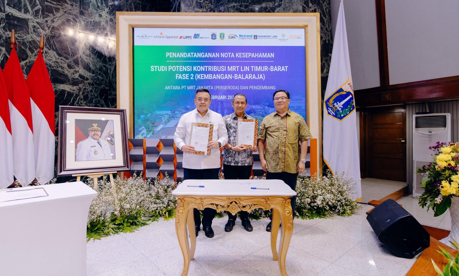 Metropolitan Land Jajaki Kerja Sama dengan MRT Jakarta