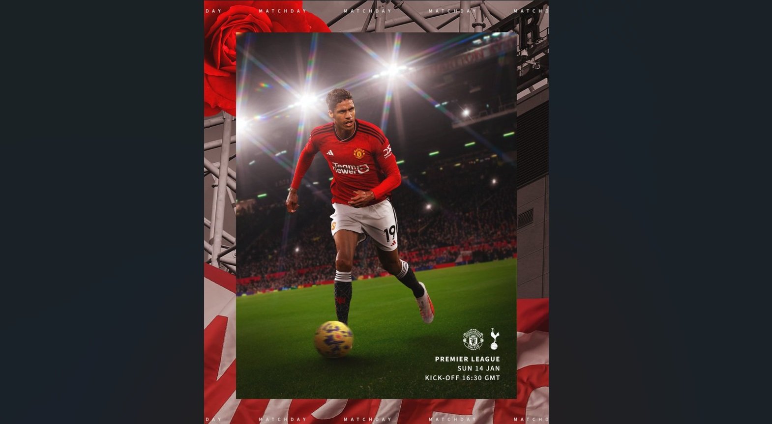 Link Live Streaming Manchester United Vs Tottenham, Liga Inggris Malam Ini