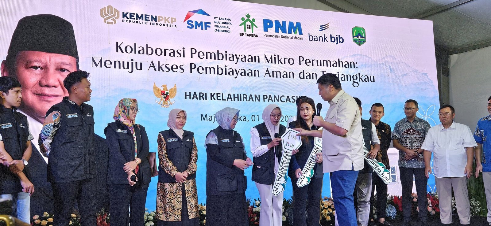 Peluncuran Pembiayaan Mikro Perumahan di Hari Lahir Pancasila