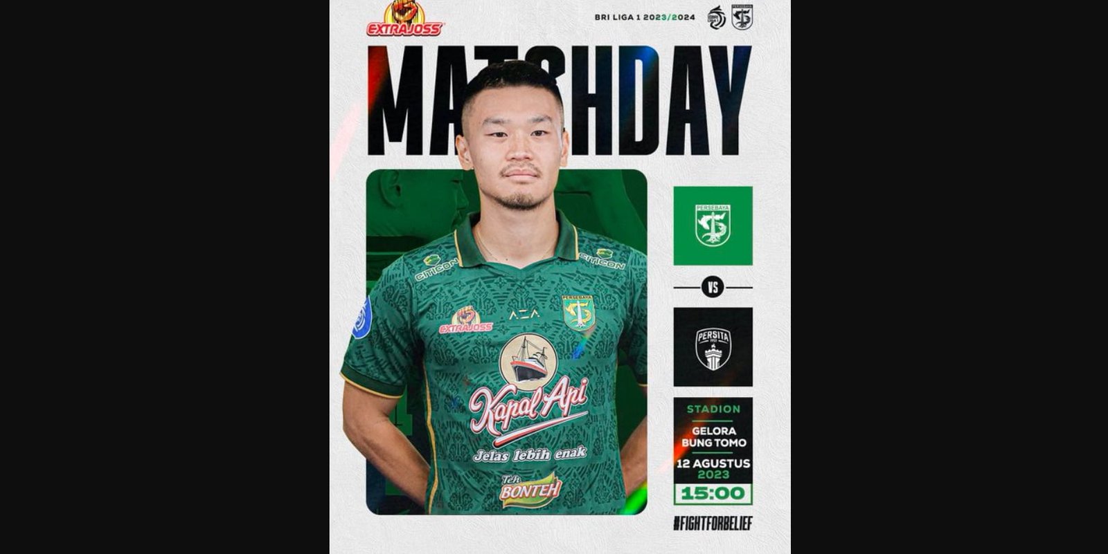 Persebaya Surabaya Vs Persita Tangerang, Link Live Streaming BRI Liga 1