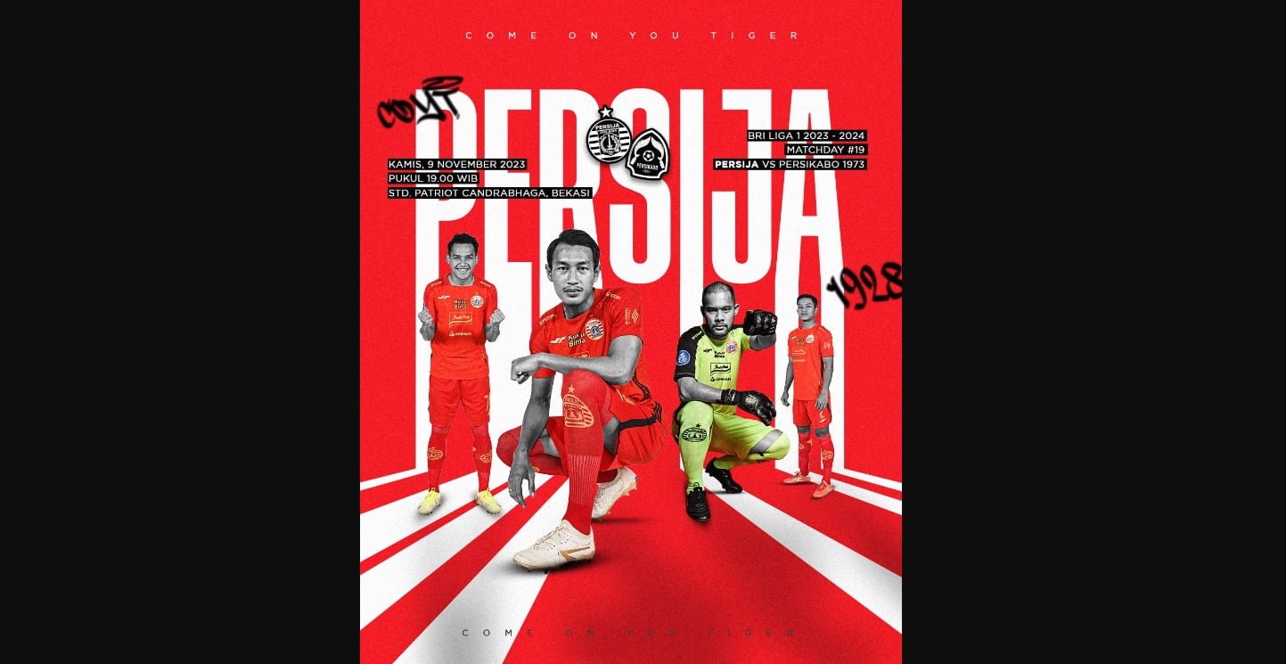 Link Live Streaming Persija Vs Persikabo, BRI Liga 1 Malam Ini: Ada Semangat Teruskan Tren Kemenangan