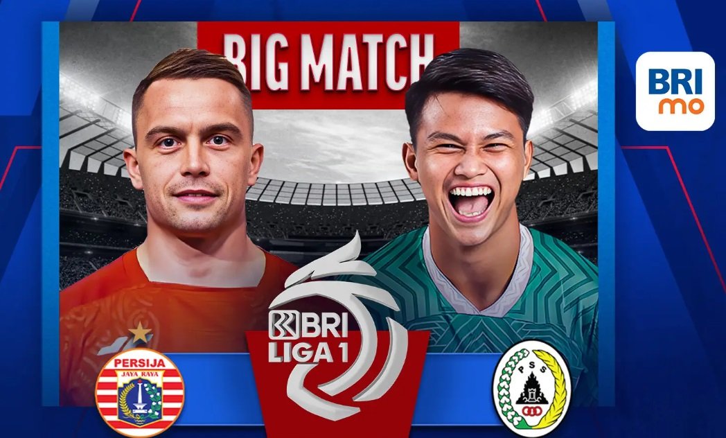 Link Live Streaming Persija Jakarta vs PSS Sleman, Pekan Ke-23 Liga 1 Hari Ini