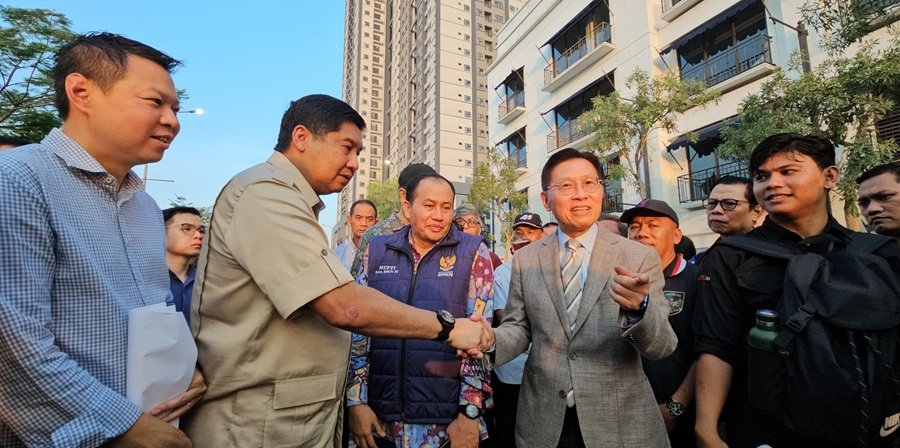 Menteri PKP Sambangi Apartemen Meikarta
