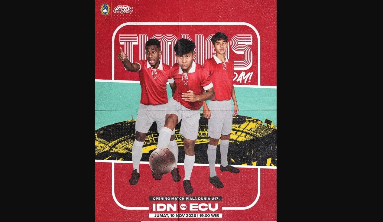 Link Live Streaming Indonesia Vs Ekuador, Piala Dunia U17 2023: Daftar Pemain Timnas